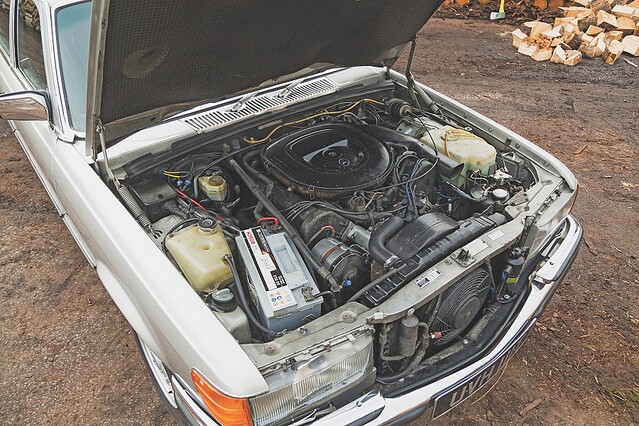 Mベンツ-116-450SEL-69テスト済rンジン販売