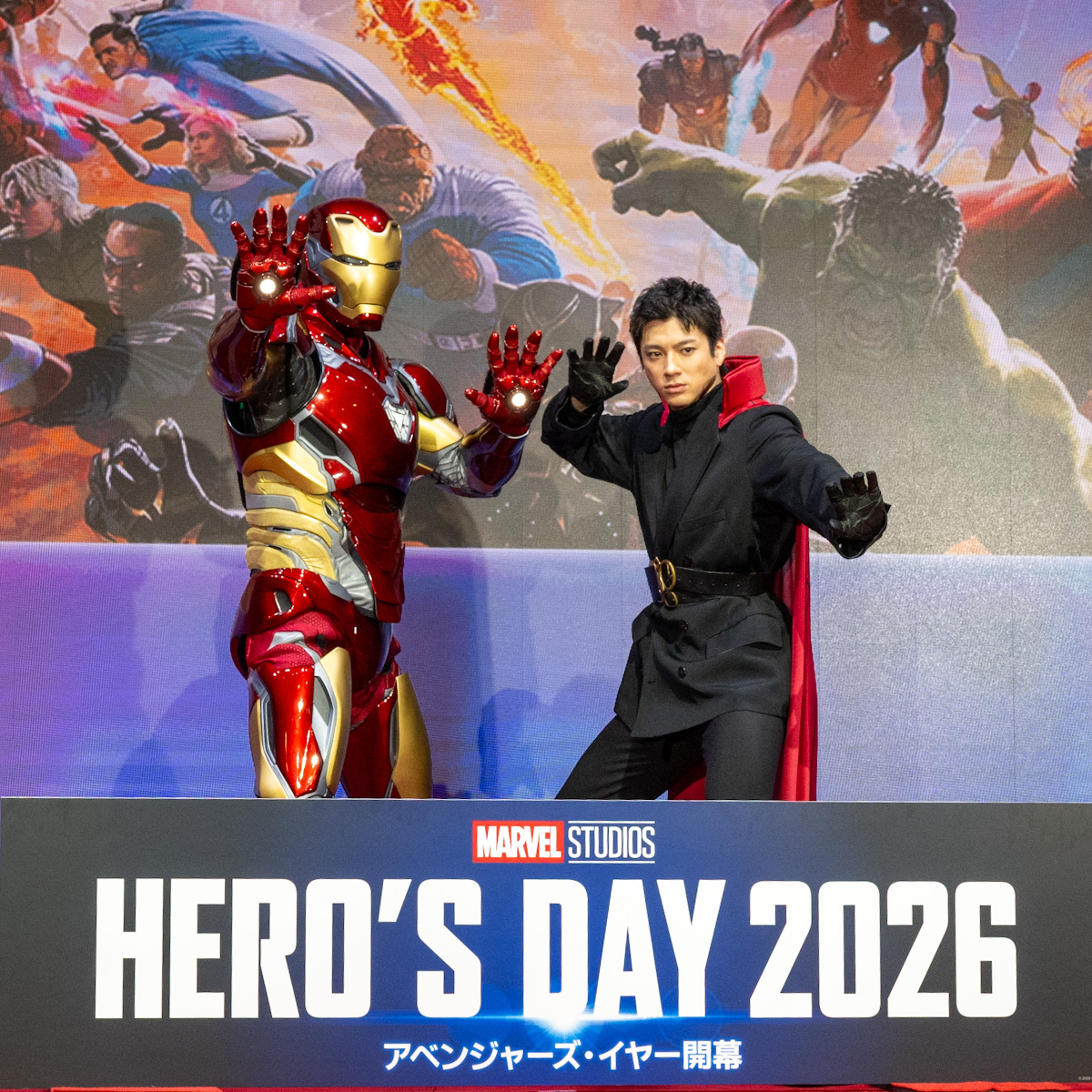 山田裕貴がアンバサダー就任＆アイアンマン登壇！『アベンジャーズ 