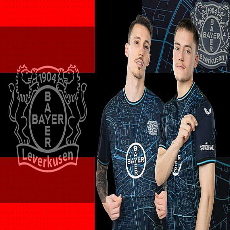 絶好調レヴァークーゼン、特別ユニフォームを発表!「地図デザイン」で街のスポーツ文化をリスペクト (2024年2月22日掲載) ライブドアニュース