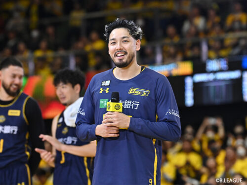 遠藤祐亮がB1通算500試合を達成 通算500試合を達成