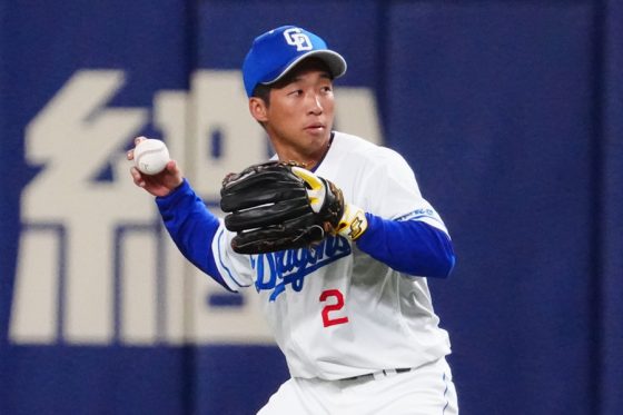 中日・田中幹也【写真：荒川祐史】