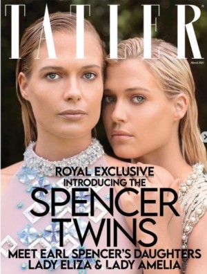 ��Tatler�ٻ�3����ɽ�����ä�����ꥢ�����饤�������ڥ󥵡��ʲ����ϡ�Tatler��2021ǯ1��25����Instagram��Lady Eliza and Lady Amelia Spencer are the March cover.�ס٤Υ����꡼�󥷥�åȡ�