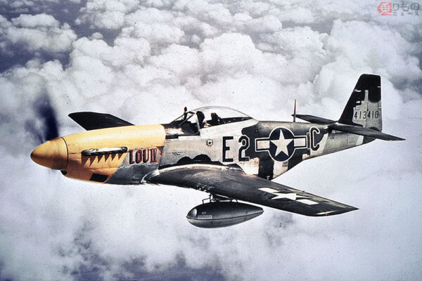 アメリカのP-51D「ムスタング」戦闘機（画像：アメリカ空軍）。