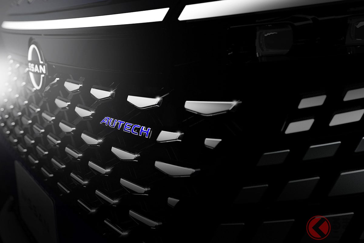  「新型エルグランドAUTECH」のフロントグリル！ 