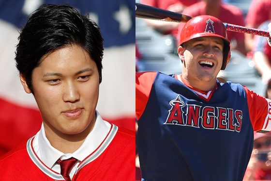 大谷翔平　マイクトラウト　エンゼルセット 大谷翔平 マイクトラウト エンゼルセット MLB】スター選手も驚い
