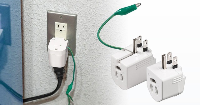 高温&過電流による電気火災を防ぐ!温度ヒューズ内蔵アダプタ