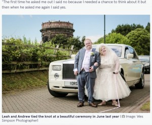 【海外発！Breaking News】ダウン症のカップル「お互い一目惚れだった」　出会いから8年後に結婚式を挙げる（英）