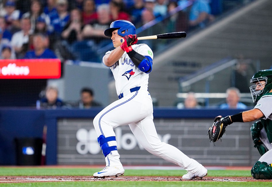 ブルージェイズ・岡本和真(写真=Getty Images)