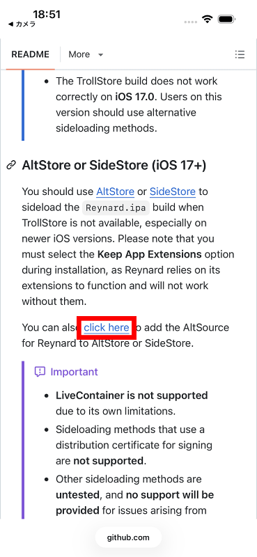 iPhone��Firefox�ѳ�ĥ��ǽ��Ȥ��륦���֥֥饦����Reynard�פΥ��󥹥ȡ����硢WebKit�ǤϤʤ�Gecko����ܤ������ɥ��ץ�