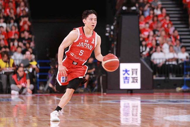 バスケットボール男子日本代表の河村勇輝【写真:羽鳥慶太】