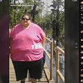 減量前、体重が270キロ超あった女性（画像は『Teresa Parent　2020年6月26日付TikTok「Transformation ＃transformation」』のスクリーンショット）