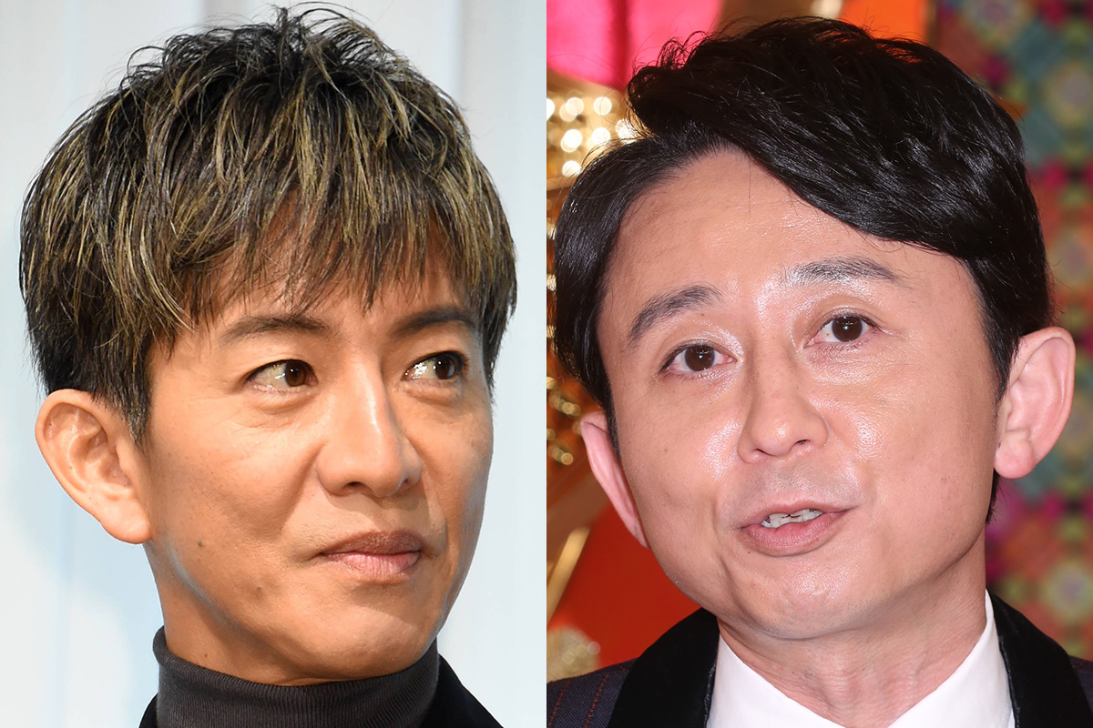  左：木村拓哉　右：有吉弘行（写真：本誌写真部） 