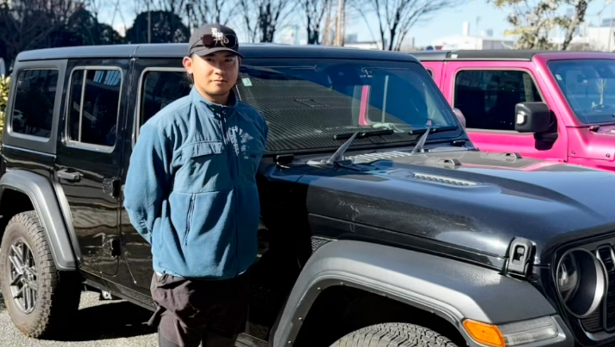 今永昇太、日本での愛車“ラングラー”を公開！ ラフな私服姿に「男前すぎて」「なぜか面白い」とツッコミも