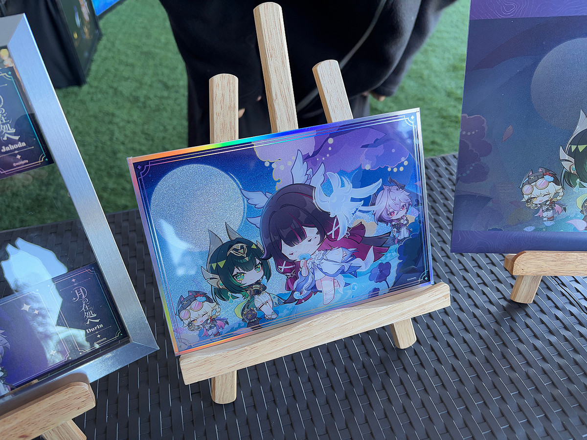 原神」のコロンビーナになれるアイマスク！ オフラインイベント「月の