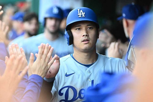 ドジャースの大谷翔平【写真:ロイター】
