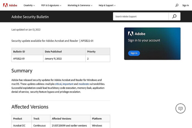 Adobe Acrobatなどに緊急の脆弱性、直ちにアップデートを ITちゃんねる