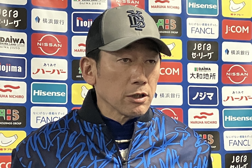 DeNAの三浦大輔監督(撮影=ニッポン放送ショウアップナイター取材班)