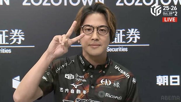 【写真・画像】浅井堂岐、満貫ツモアガリの一撃逆転!“うれしい”個人2勝目獲得「このトップは大きかった」/麻雀・Mリーグ 1枚目