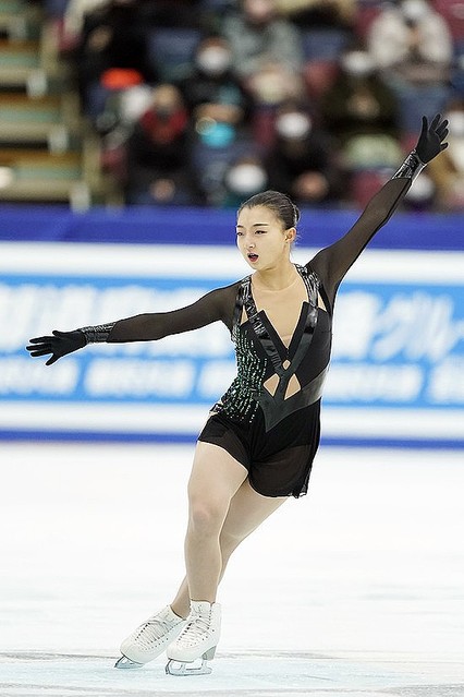 坂本花織は らしさ を発揮 紀平梨花との差を冷静に分析している ライブドアニュース