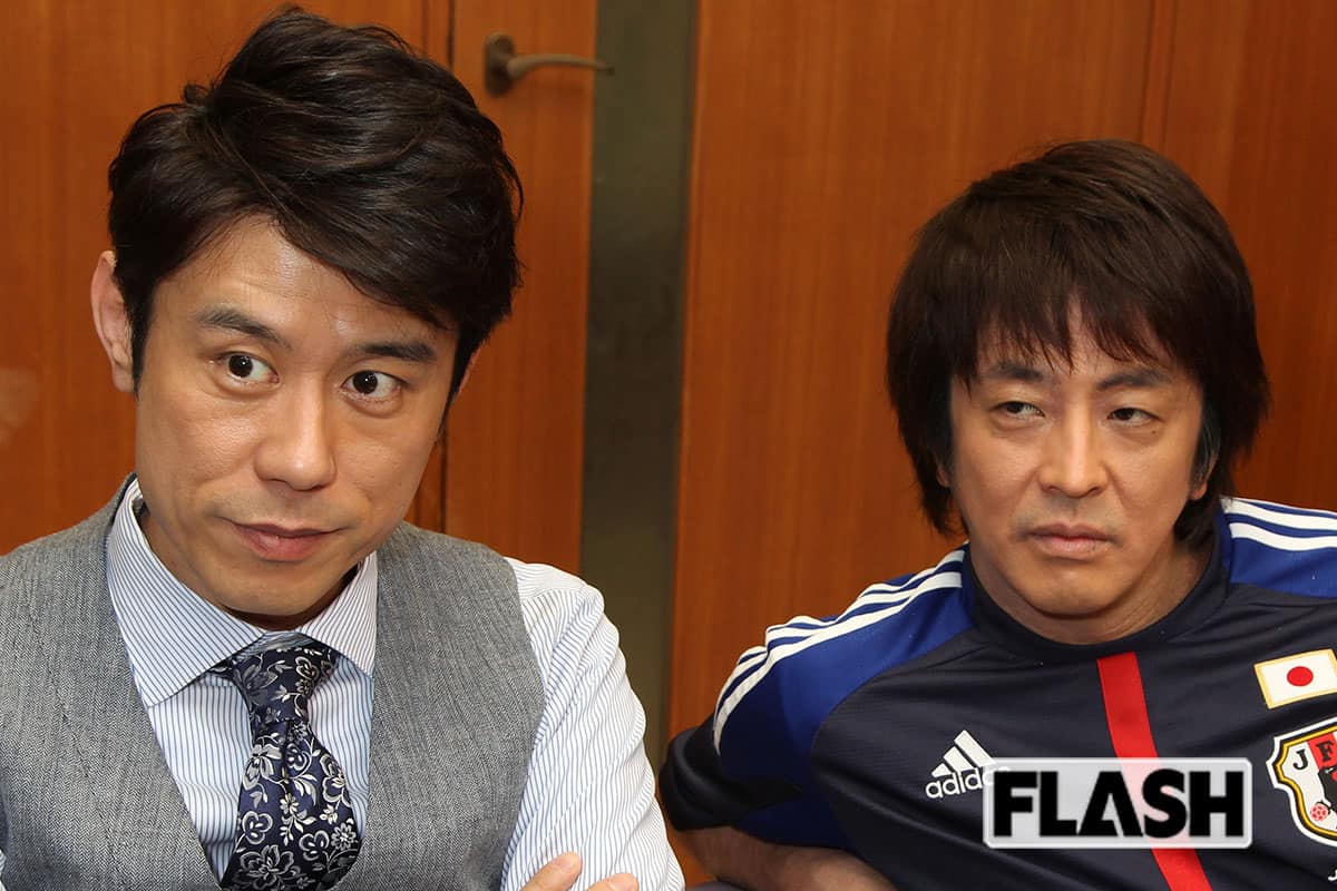 『ネプリーグ』に出演する「ネプチューン」の原田泰造と堀内健