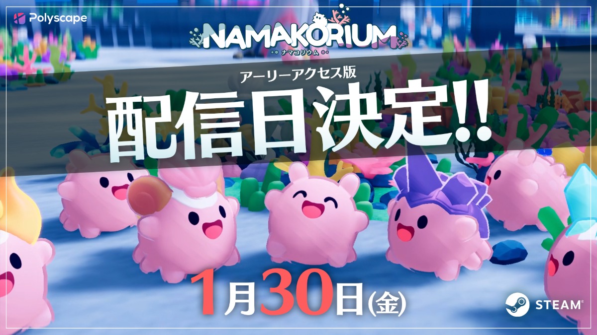 ナマコで海を浄化する新作『NAMAKORIUM』配信
