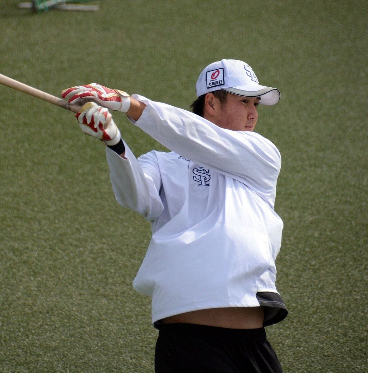 巨人　ソフトバンク　秋広優人　選手　実使用バット 画像】ソフトバンク秋広優人はひたすらバットを振る 日本一の輪に入れ