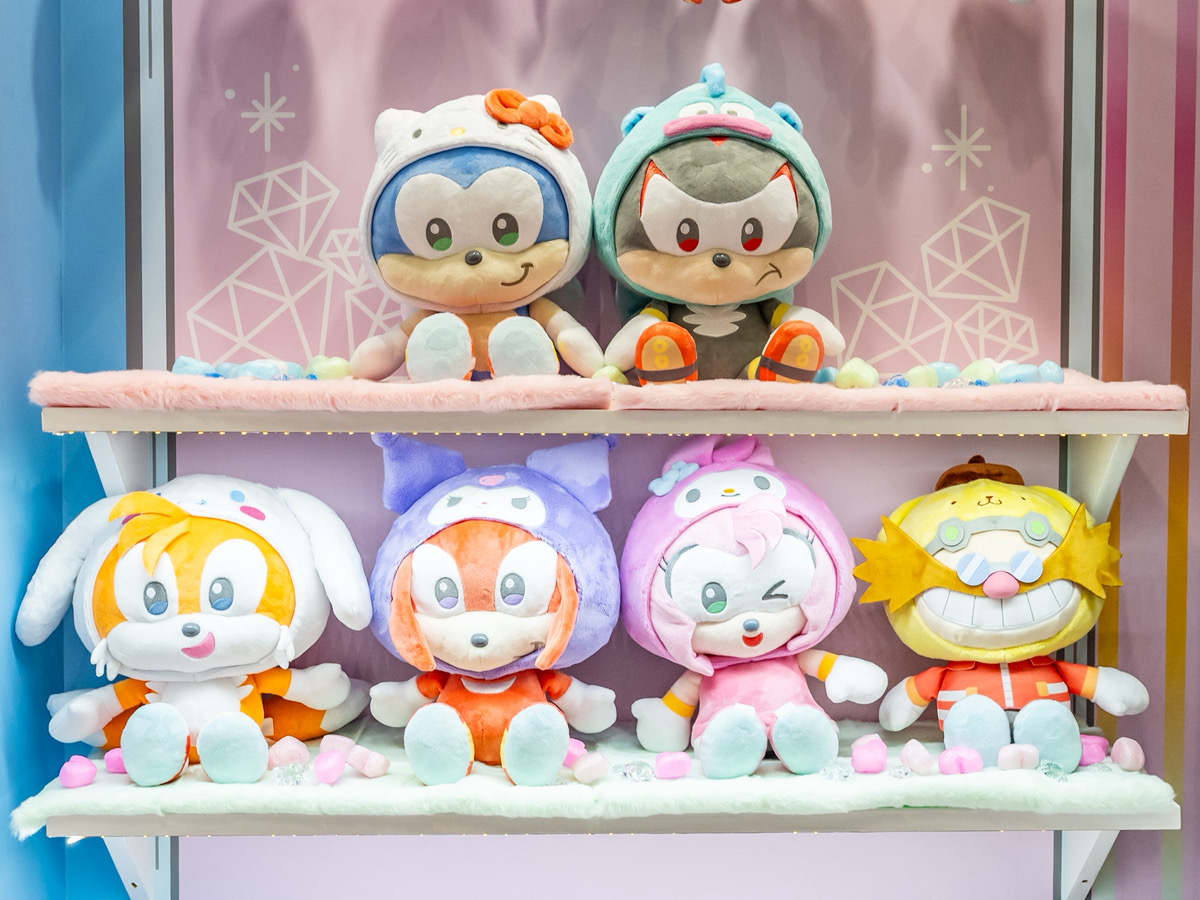 5種 SONIC＆FRIENDS ソニック＆フレンズ マスコット ぬいぐるみ 5種