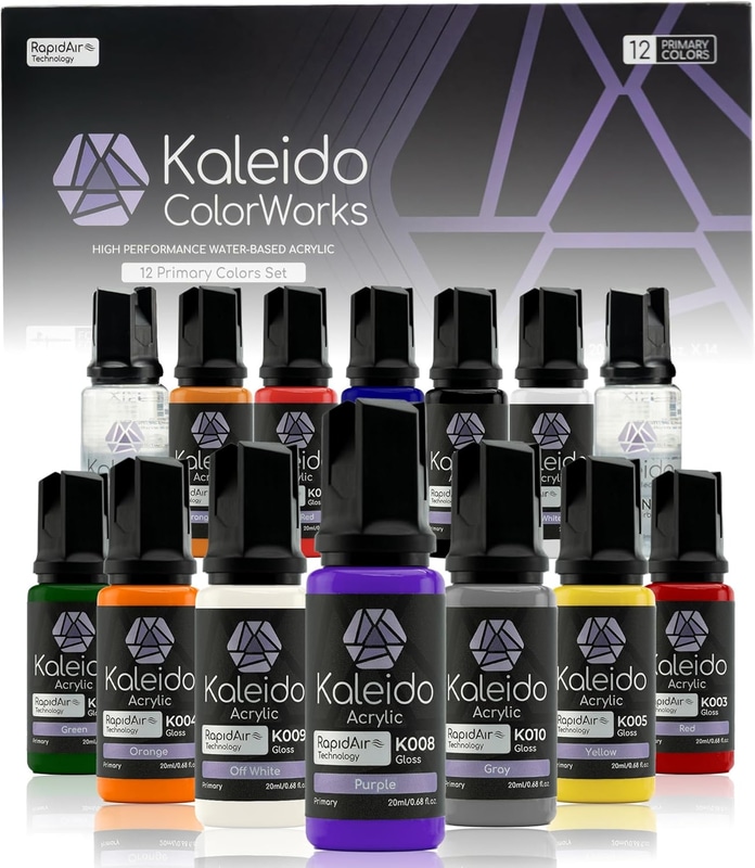 Amazonセール】Gaahleri製水性アクリル塗料12色セットがお買い得