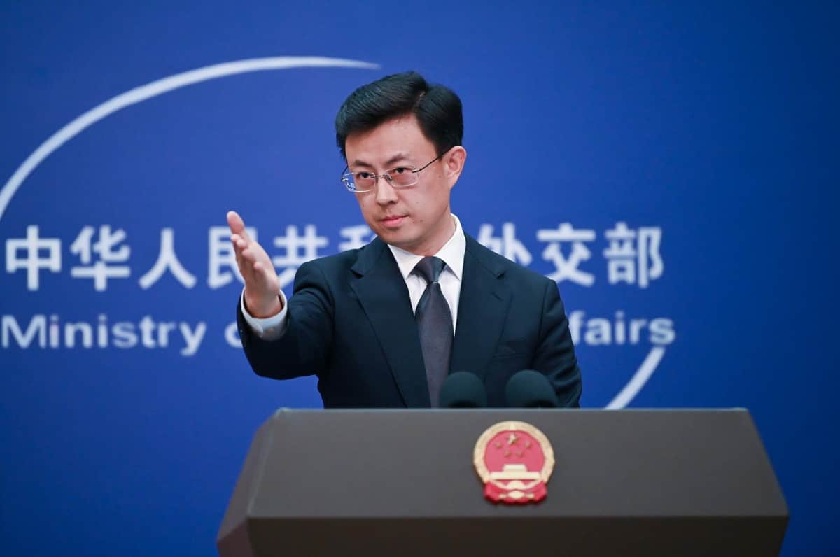 中国外務省・郭嘉昆報道官（写真：picture alliance/アフロ）