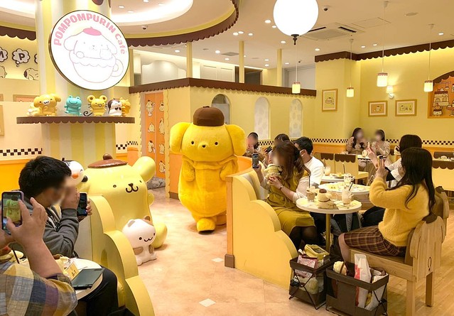 ポムポムプリンカフェ サンリオ ポムポムプリンカフェ 原宿限定 おそろ