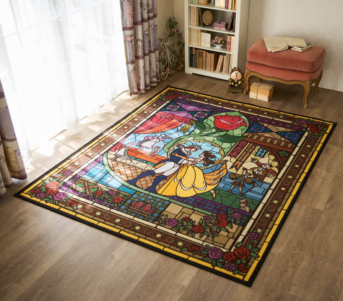 ベルメゾン ディズニー美女と野獣 本棚風ラック ショップ風に可愛く