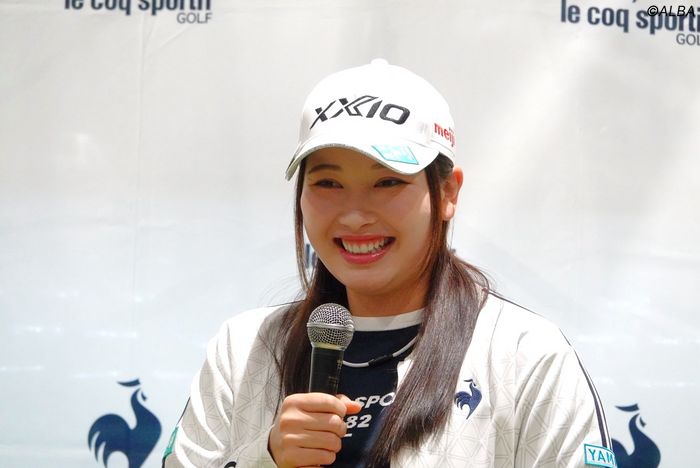 小祝さくらが術後、初めて公の場に登場した（撮影：ALBA）