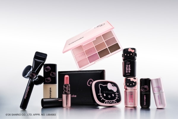 ハローキティとコラボ！　「wakemake」に大人かわいい限定コラボコスメが登場
