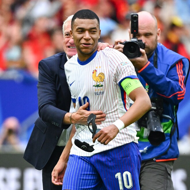 デシャン監督から信頼を口にされたエムバペ。（C）Getty Images