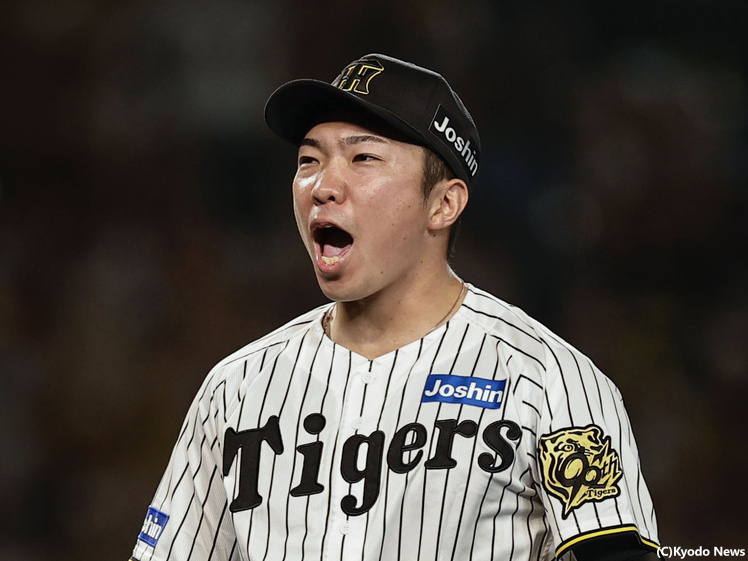 阪神・石井大智 (C)Kyodo News