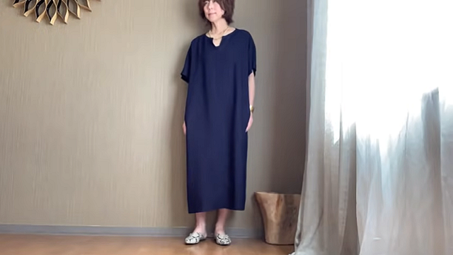 ユニクロ 40 50代の大人女性に ラクちんリネンブレンドワンピース 動画 Peachy ライブドアニュース
