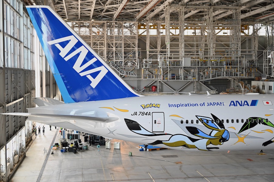 ANAの新ポケモン塗装機「イーブイジェットNH」外観レポート 2028年頃