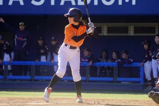 宮本慎也杯で準優勝した登戸ユニオンズの臼井理菜子【写真：尾辻剛】