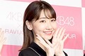 「RAVIJOUR(ラヴィジュール)×AKB48 アンバサダー就任記者会見」に登壇した柏木由紀