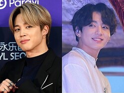 グクミン愛おしい Btsのjimin Jung Kookの誕生日に おそろい2ショット を公開 Photo ライブドアニュース
