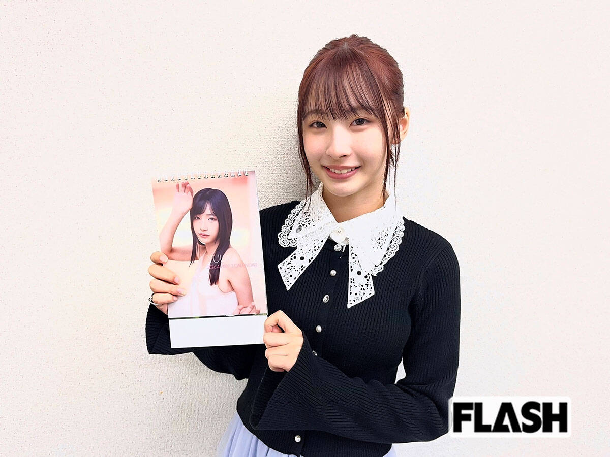  カレンダー発売イベントを行った沖侑果 