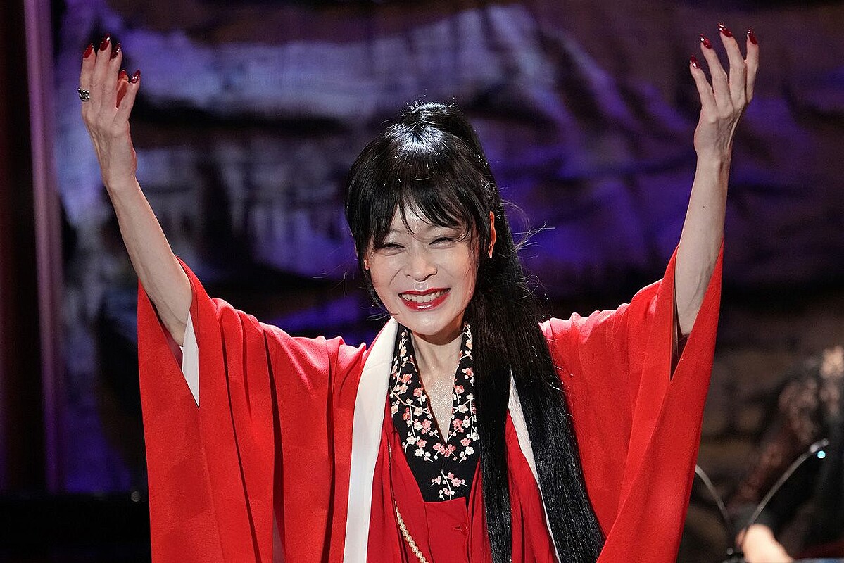 2025年7月13日、誕生日にファンクラブイベントで笑顔を見せる中森明菜 写真/産経ビジュアル