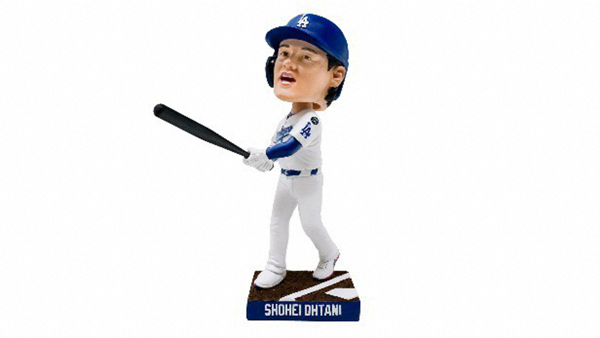 大谷翔平ボブルヘッド 今季は3種類配布！3発＆10K「伝説的瞬間」NLCS第