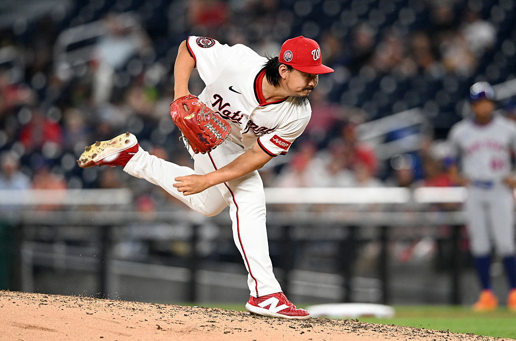  初ホールドを記録したナショナルズ・小笠原慎之介（写真＝GettyImages） 
