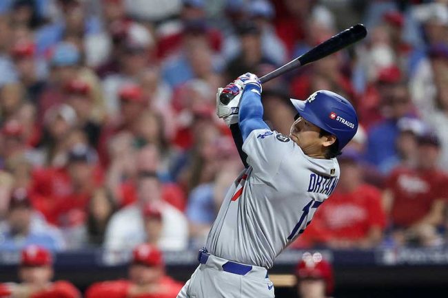 タイムリーを放ったドジャースの大谷翔平【写真:ロイター】
