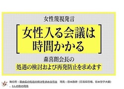 署名 森 要求 会長 辞任