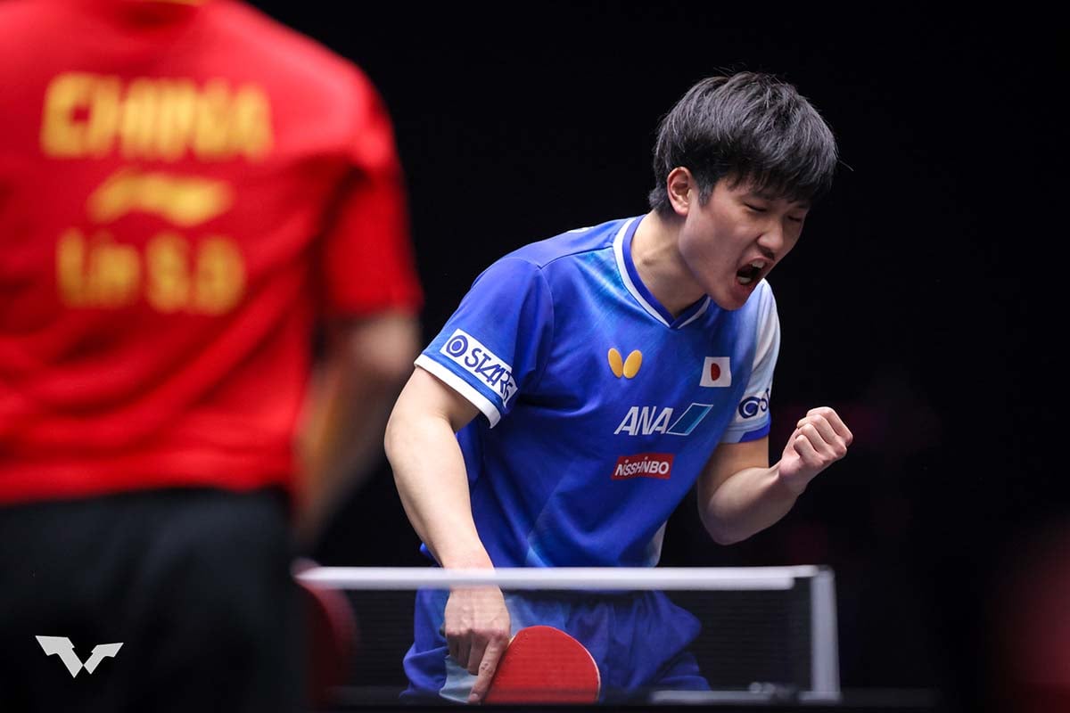 張本智和、エースがフルゲームで世界1位の中国勢撃破 林詩棟との激闘制