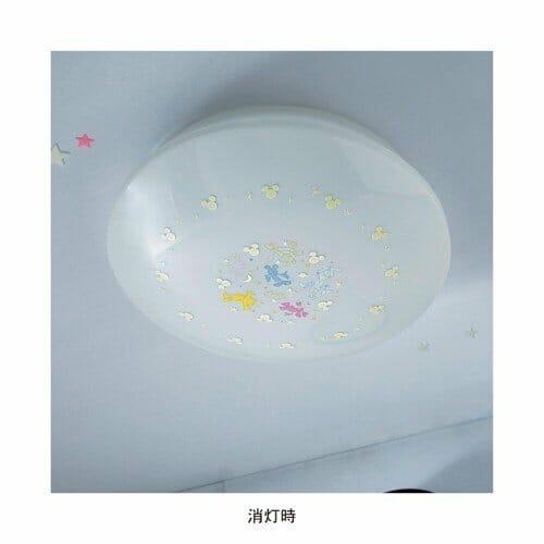 暗闇でミッキーモチーフが光る！ベルメゾン ディズニー「シーリング