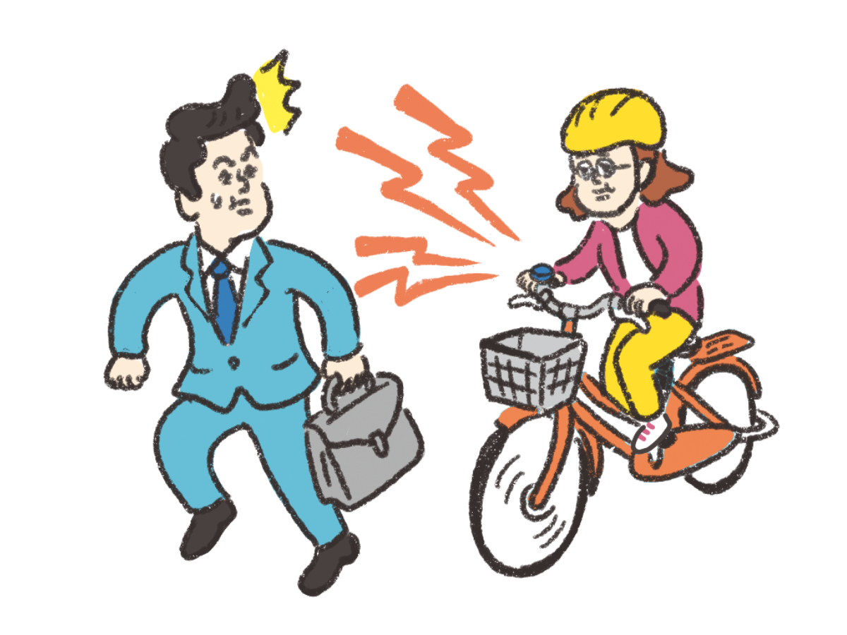 歩行者にベルを鳴らしたら反則金3000円?知らずにやりがちな自転車の「うっかり違反3選」