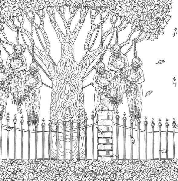 塗る手が震える 世界一グロテスクな 怖すぎるぬり絵 Beauty Of Horror がヴィレヴァンで予約開始 ホラー通信 ライブドアニュース